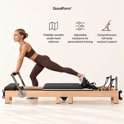 GoodForm™ Wooden Studio Pilates Reformer