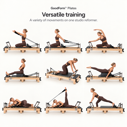GoodForm™ Wooden Studio Pilates Reformer