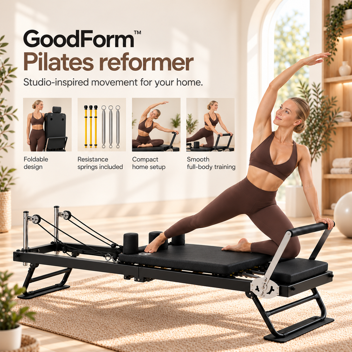 GoodForm™ Home Pilates Reformer