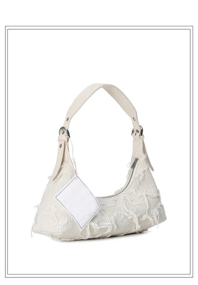 Trendy Patchwork Canvas Underarm Bag Retro Women's Clutch Bag Designer Handbag Luxury Shoulder Bags For Women Bolsa De Hombro