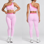 GoodMove™ Scallop One-Shoulder Set