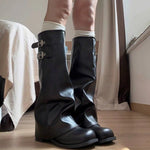 Elodie Buckle Moto Boots