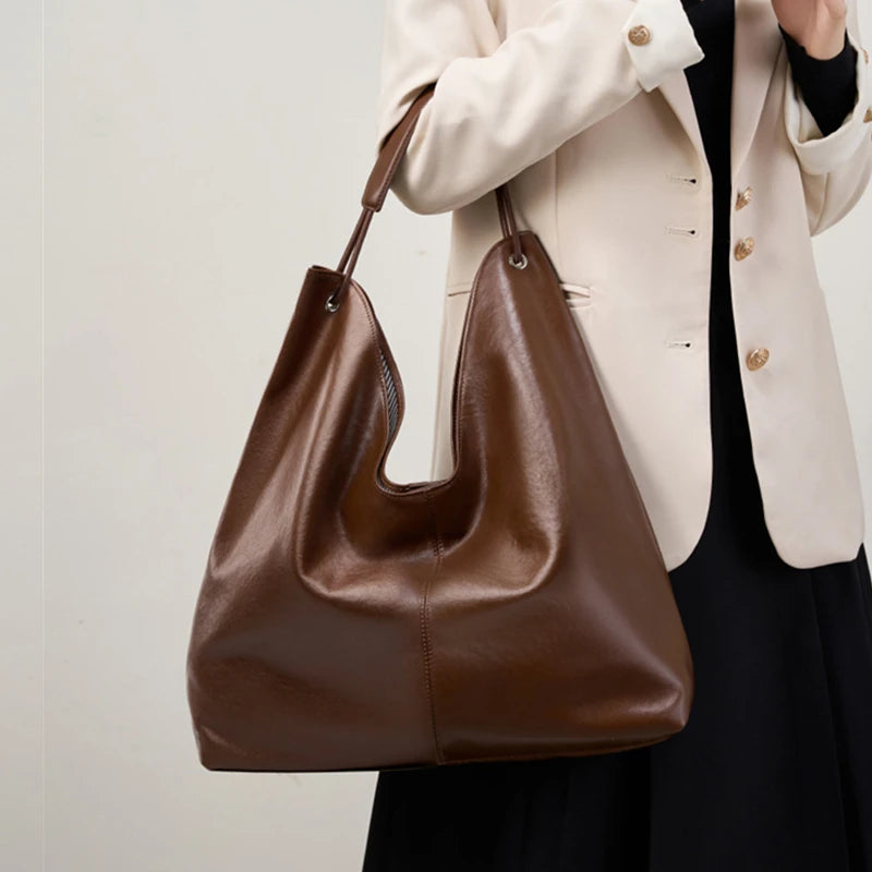 Noemi Leather Hobo Bag