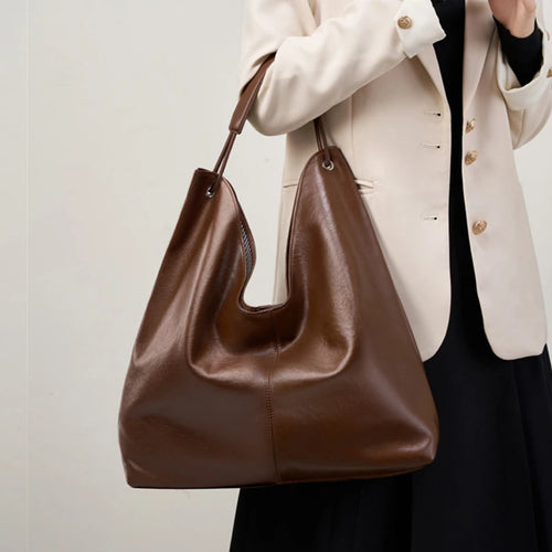Noemi Leather Hobo Bag