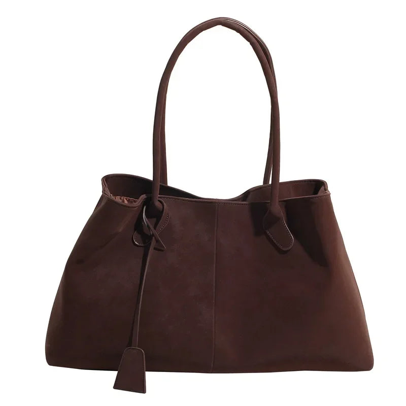 Amara Suede Shoulder Bag
