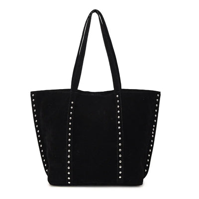Faux Suede Solid Color High Quality Fashionable Versatile Handbag 2026 Women's Product Hot Selling Large Capacity Shoulder Bag