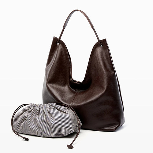 Noemi Leather Hobo Bag