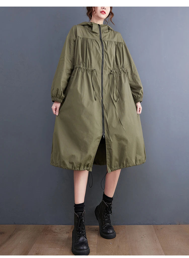 Maren Hooded Utility Coat