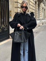Evelyn Belted Long Coat