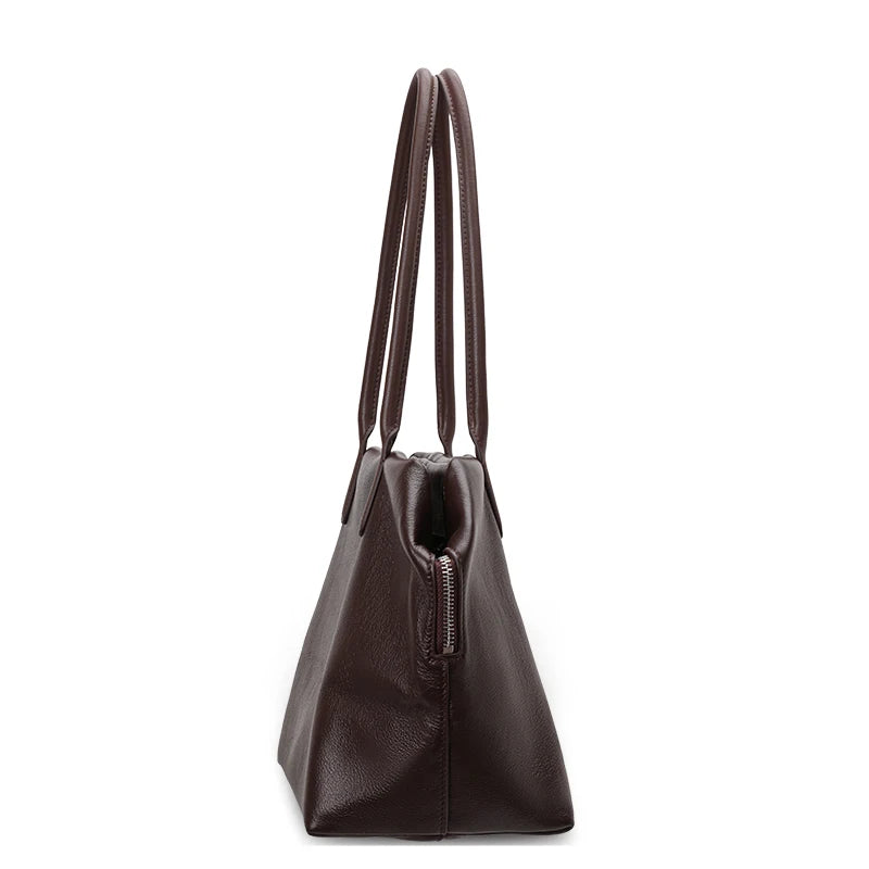 Virelle Leather Tote Bag