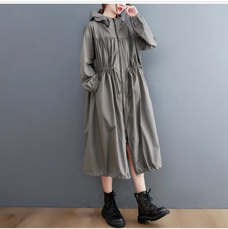 Maren Hooded Utility Coat