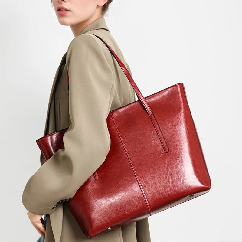 Sutton Leather Tote
