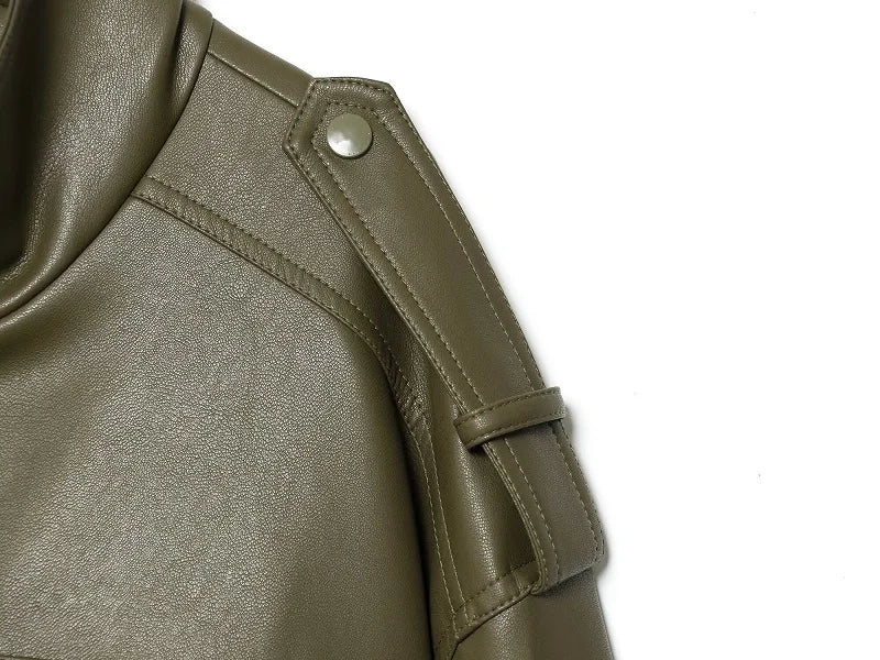 Arden Cropped Moto Jacket