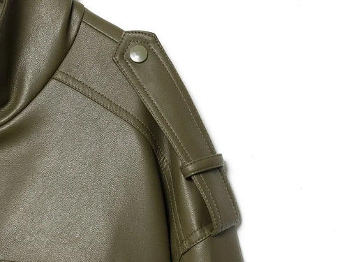 Arden Cropped Moto Jacket