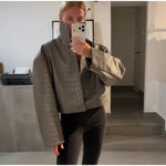 Sienna Croc-Embossed Jacket