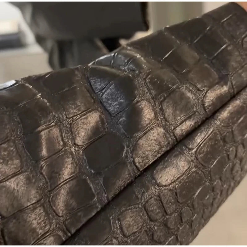 Sienna Croc-Embossed Jacket