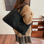 Amara Suede Shoulder Bag