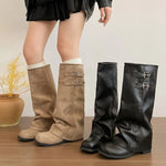 Elodie Buckle Moto Boots