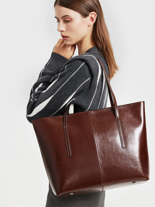 Sutton Leather Tote