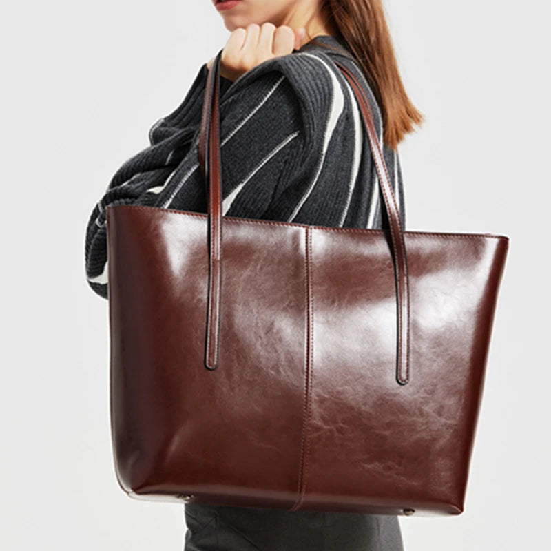 Sutton Leather Tote