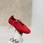 Solene Lace-Up Flats