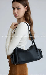 Aveline Leather Shoulder Bag