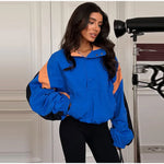 Colorblock Cropped Windbreaker