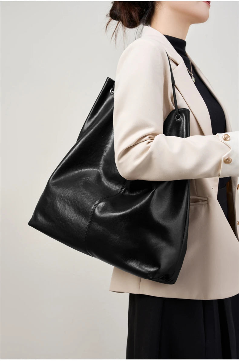 Noemi Leather Hobo Bag