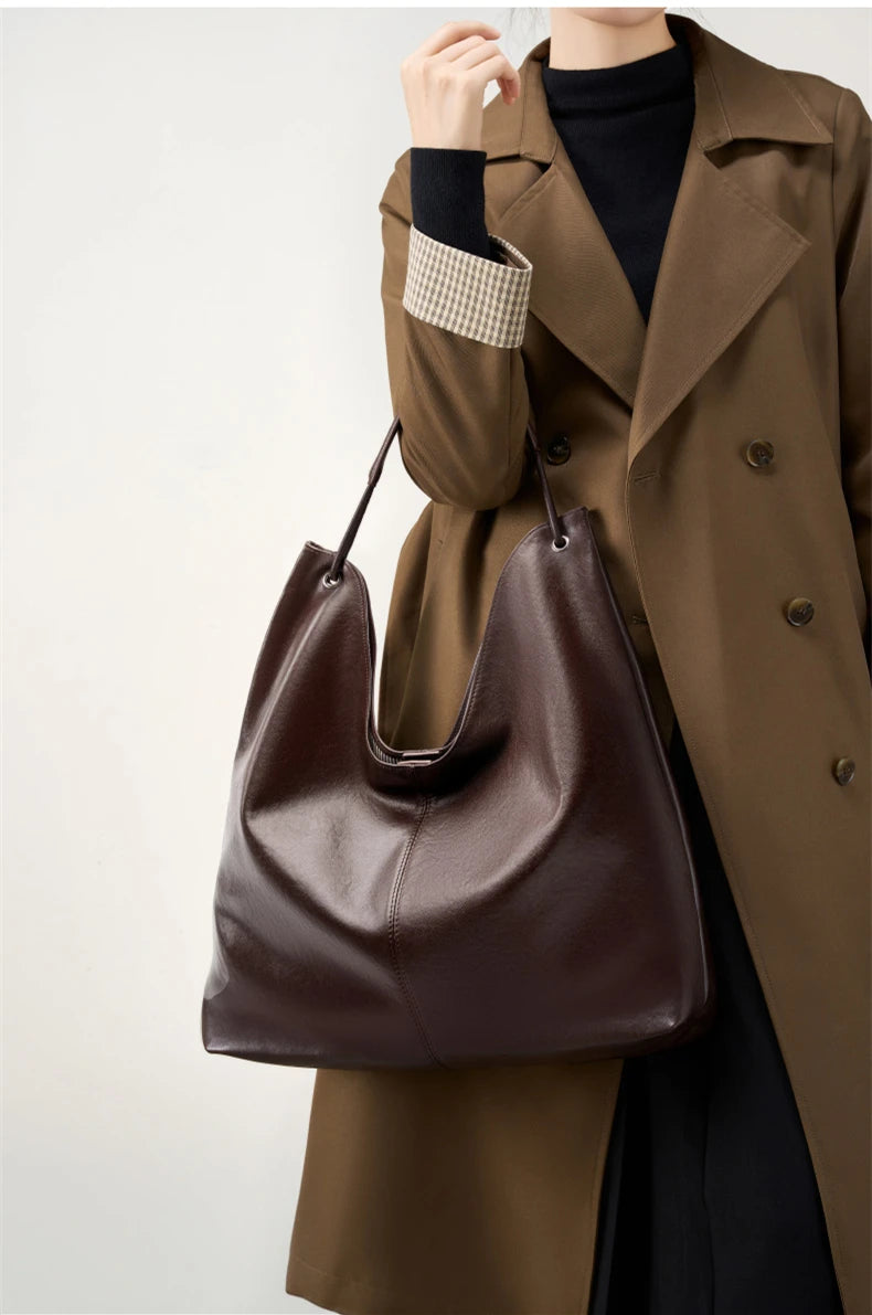 Noemi Leather Hobo Bag