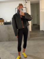 Sienna Croc-Embossed Jacket