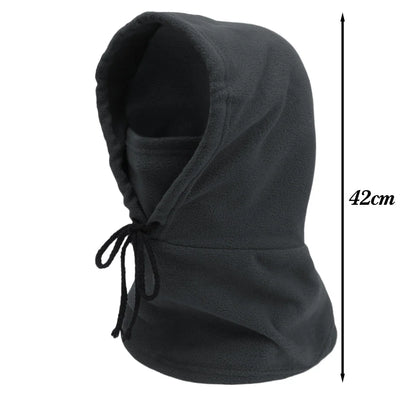 Winter Thermal Fleece Hat Hooded Outdoor Windproof Cold Warm Skiing Sport Men Women Neck Warmer Cycling Face Mask Masked Caps