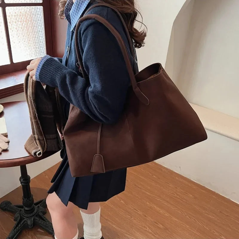 Amara Suede Shoulder Bag