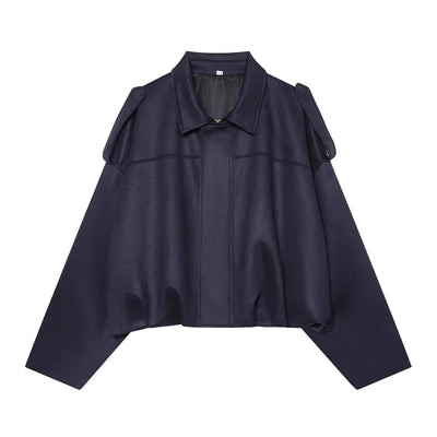MUJER Faux Suede Bomber Jackets for Women Zip Oversized Jacket Woman Outerwears Padded Varsity Jackets Streetwear Women's Coats