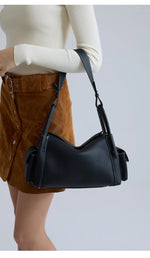 Aveline Leather Shoulder Bag