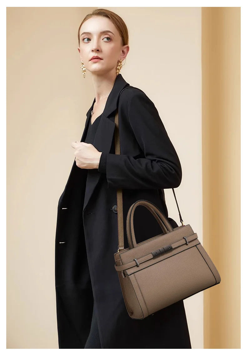 Siena Structured Leather Bag