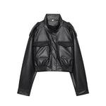 Arden Cropped Moto Jacket