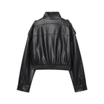 Arden Cropped Moto Jacket