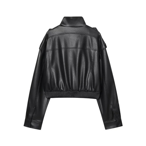 Arden Cropped Moto Jacket