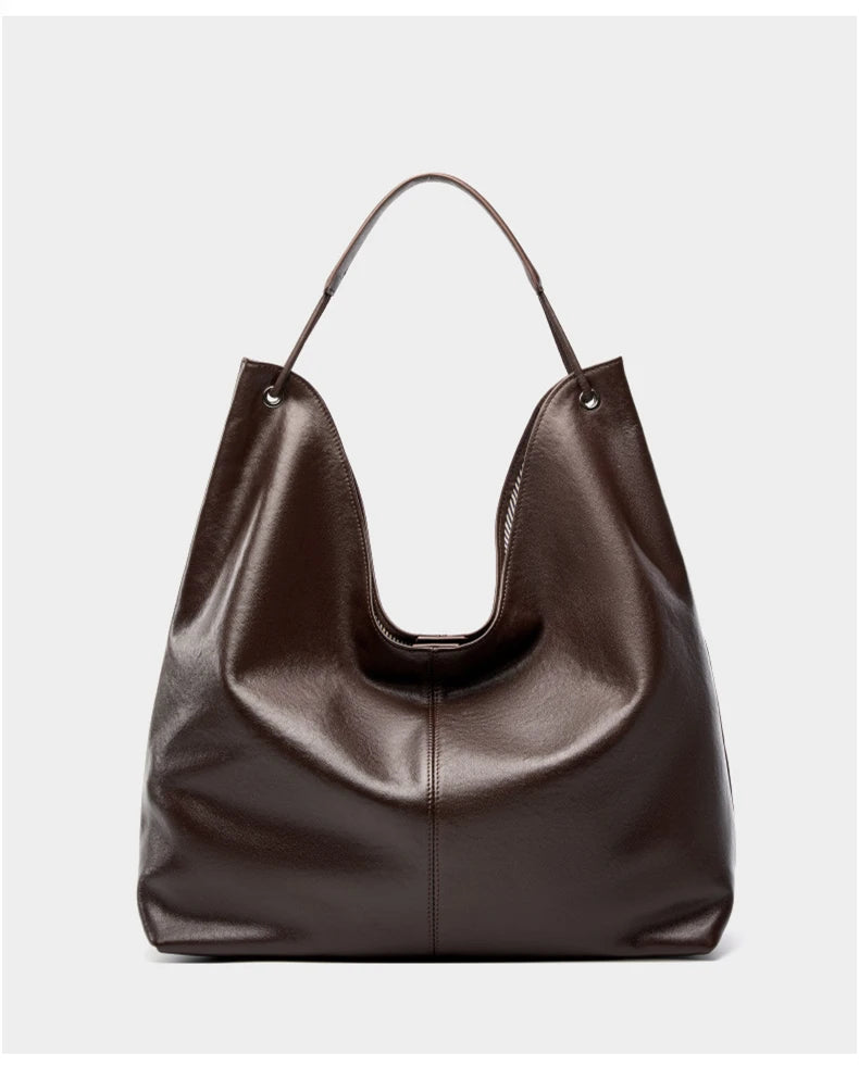 Noemi Leather Hobo Bag