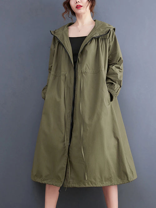 Maren Hooded Utility Coat