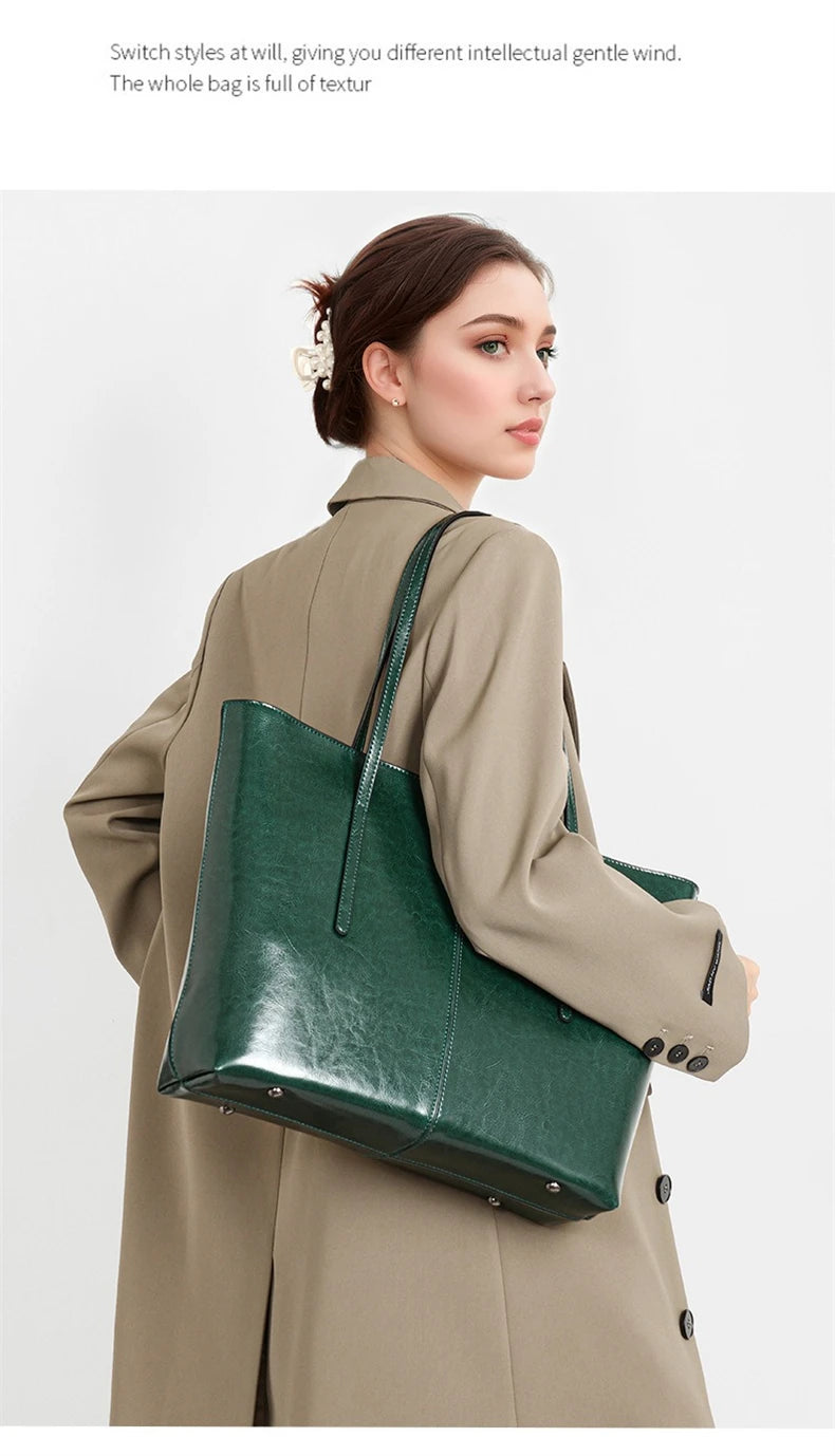 Sutton Leather Tote