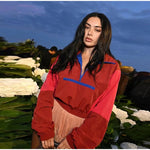 Colorblock Cropped Windbreaker