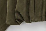 Romy Faux Suede Bomber Jacket