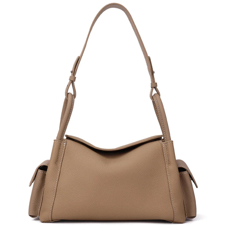 Aveline Leather Shoulder Bag