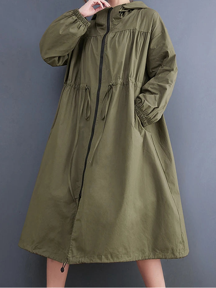 Maren Hooded Utility Coat