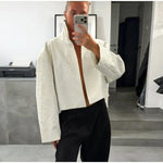 Sienna Croc-Embossed Jacket