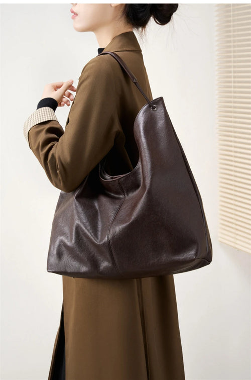 Noemi Leather Hobo Bag