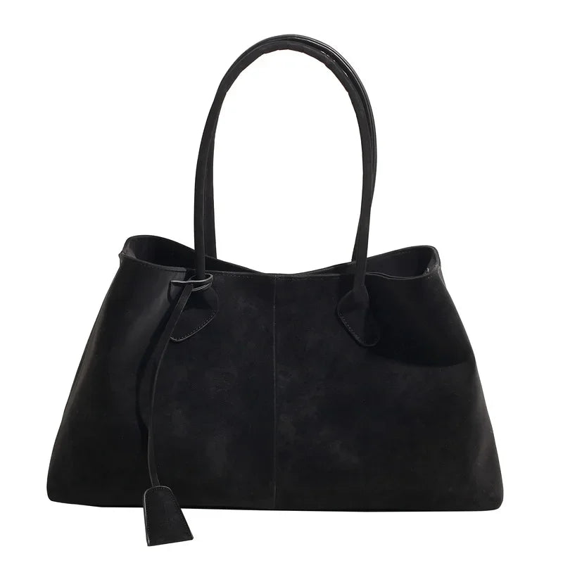 Amara Suede Shoulder Bag