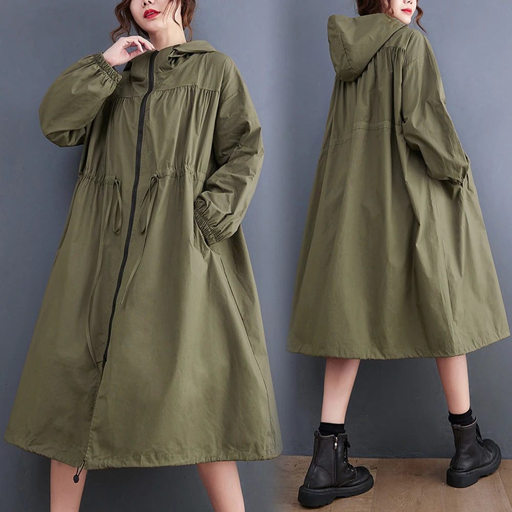 Maren Hooded Utility Coat