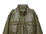 Arden Cropped Moto Jacket